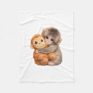 Monkey Punch & Zijn Beste Vriend Fleece Deken