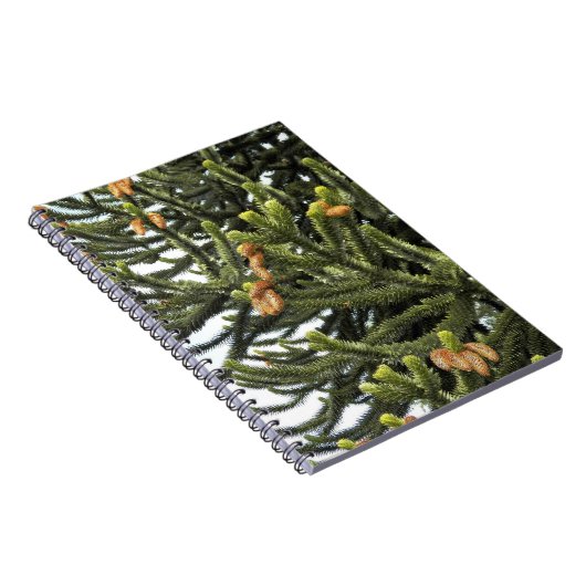 Monkey Puzzle Tree Botanische foto Notitieboek (Rechterzijde)