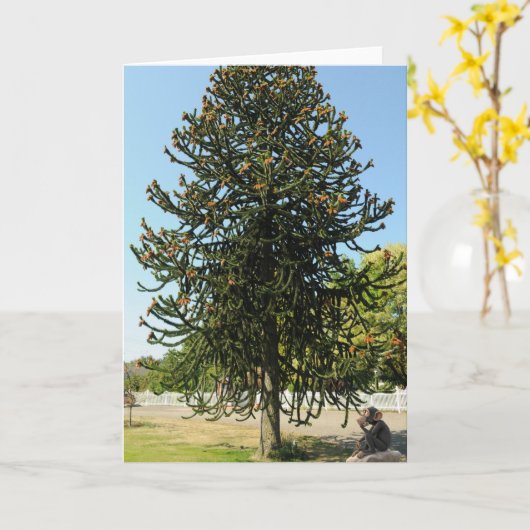 Monkey Puzzled. Kaart (Gele Bloem)