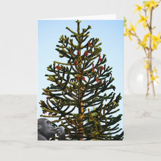 Monkey Puzzled. Kaart (Gele Bloem)