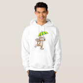 Monkey Rain Umbrella Hoodie (Voorkant volledig)