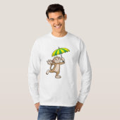 Monkey Rain Umbrella T-shirt (Voorkant volledig)