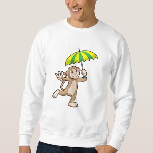 Monkey Rain Umbrella Trui (Voorkant)