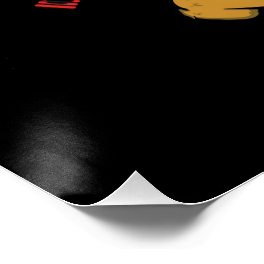 Monkey Rapper Monkey DJ kan worden gebruikt Perfect Poster (Hoek)