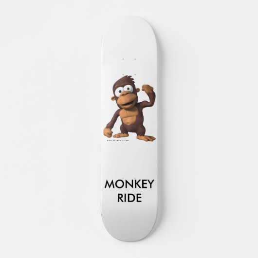 Monkey Ride Persoonlijk Skateboard (Voorkant)