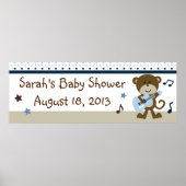 Monkey Rocker/Rock en Roll Poster/Banner Poster (Voorkant)