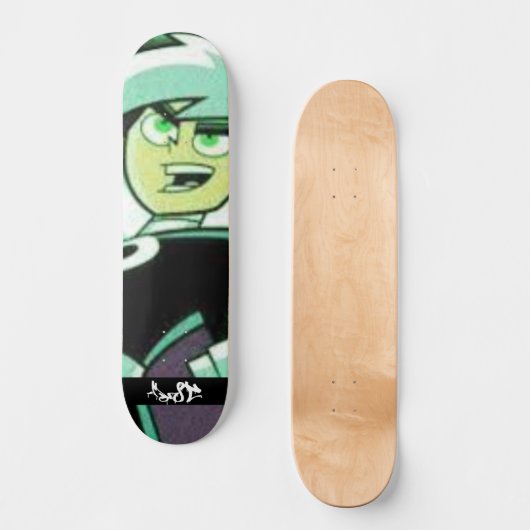 Monkey Schaats Co x Danny Phantom Deck Persoonlijk Skateboard (Voorkant)