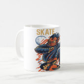 MONKEY SCHAATS KOFFIEMOK (Voorkant links)