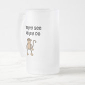 Monkey See, aap do Matglas Bierpul (Voorkant links)