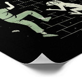 Monkey See Monkey Climb Funny Climbing Graphic  Poster (Hoek)