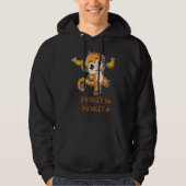 Monkey See Monkey Do Zoo Animal Primate Zookeeper Hoodie (Voorkant)