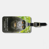 Monkey Selfie Bagagelabel (Voorkant horizontaal)