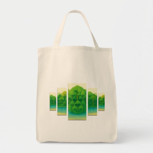 Monkey shadow tote bag (Voorkant)