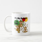 Monkey Shine 1e Verjaardag Tshirts en geschenken Koffiemok (Links)
