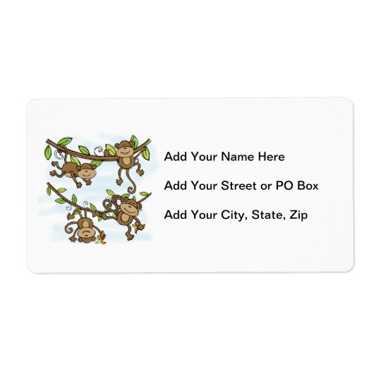Monkey Shine Etiket (Voorkant)