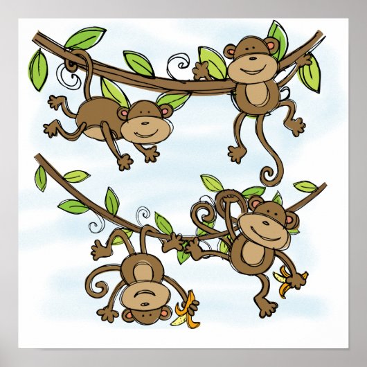 Monkey Shine Poster (Voorkant)