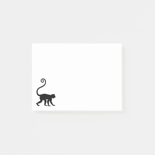 Monkey Silhouette Post-it® notes (Voorkant)