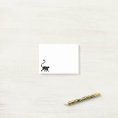 Monkey Silhouette Post-it® notes (Op bureau)