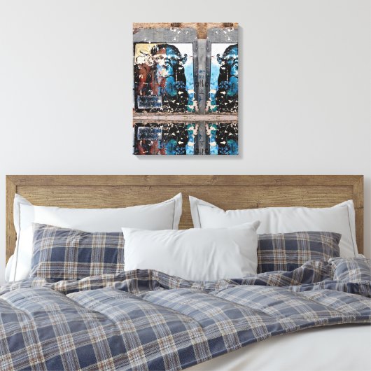 Monkey Single Canvas Afdruk (Insitu (Slaapkamer))