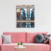 Monkey Single Canvas Afdruk (Insitu (Woonkamer))