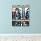 Monkey Single Canvas Afdruk (Insitu (Houten vloer))