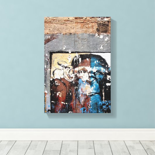 Monkey Single Canvas Afdruk (Insitu (Houten vloer))