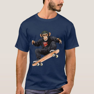 Monkey skateboard T-Shirt