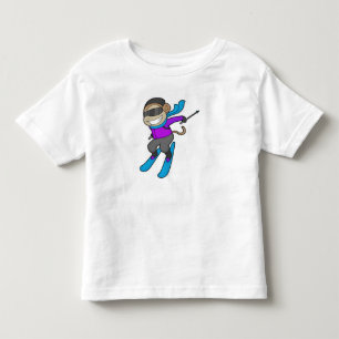 Monkey Skier Ski Kinder Shirts