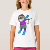Monkey Skier Ski T-shirt (Voorkant)
