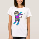 Monkey Skier Ski T-shirt (Voorkant)