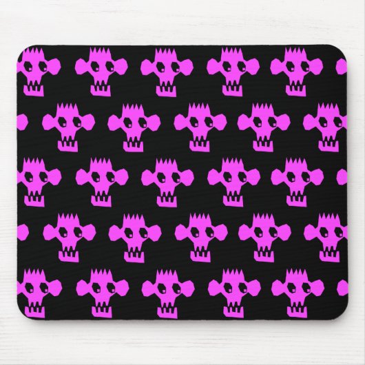 Monkey Skulls Mousepad Muismat (Voorkant)