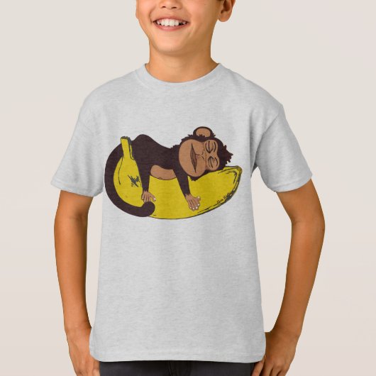 Monkey Sleepy T-shirt (Voorkant)