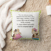 Monkey Slumber Party Custom Kussen (Deken)