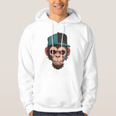 Monkey smokes hoodie (Voorkant)