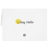 Monkey Smooches Kaart (Achterkant Horizontaal)