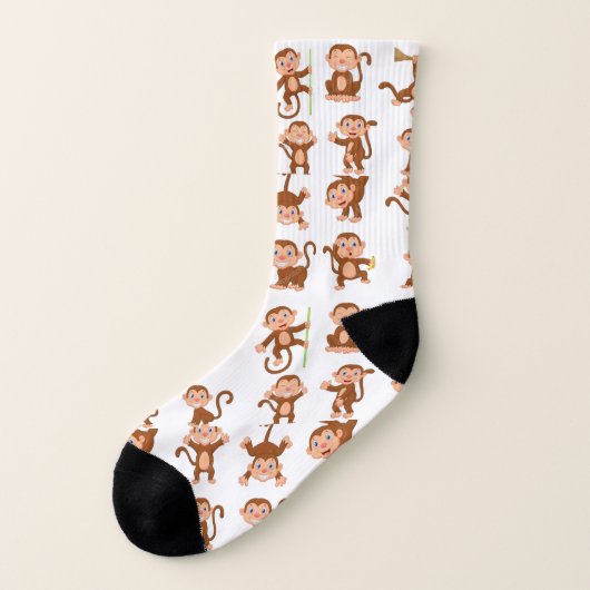 Monkey Socks  Sokken (Links - buitenkant)