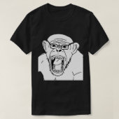 Monkey soyjak-ravage t-shirt (Design voorkant)