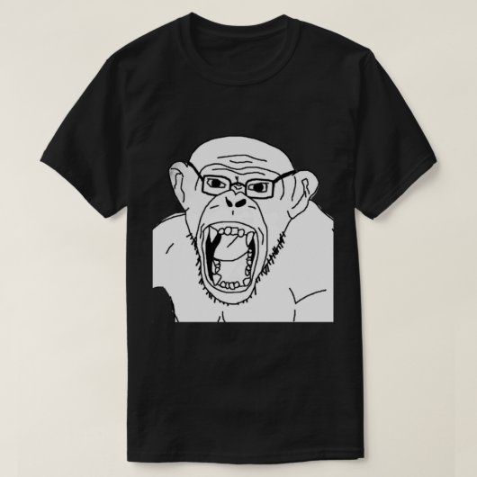 Monkey soyjak-ravage t-shirt (Design voorkant)