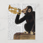 Monkey-spelcomputer 2 briefkaart (Voorkant)
