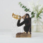 Monkey-spelcomputer 2 briefkaart (Staand voorkant)