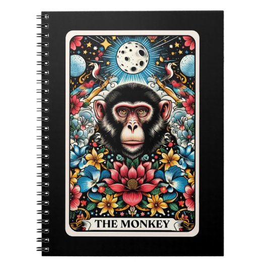 Monkey Spirit Tarot Kaart Notitieboek (Voorkant)