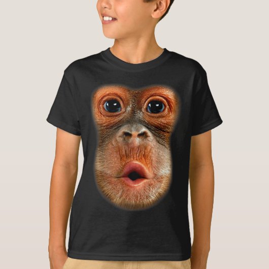 Monkey Stomach Funny Meme Cool Viral Video  T-shirt (Voorkant)