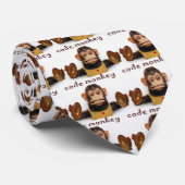 Monkey-Stropdas voor computersoftwareprogramma's Stropdas (Opgerold)