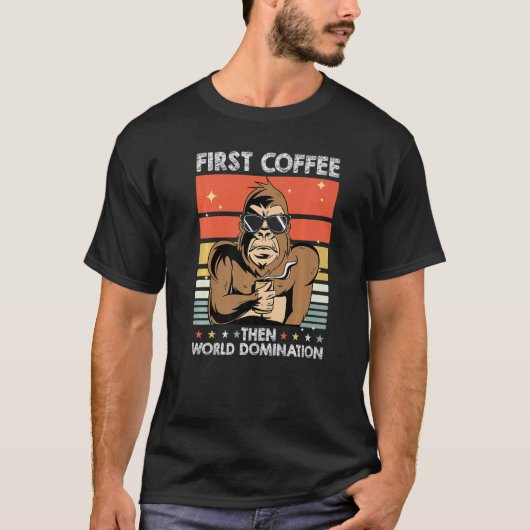 Monkey Sunbril Animal Primate Ape Monkey T-shirt (Voorkant)