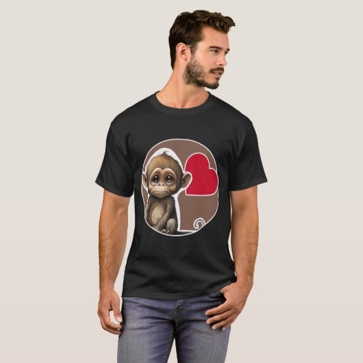 Monkey T-Shirt (Voorkant volledig)