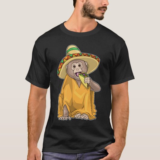 Monkey Taco T-shirt (Voorkant)