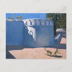 Monkey Temple India 2000 Briefkaart