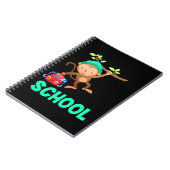 Monkey terug naar school notitieboek (Linkerzijde)