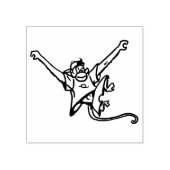 Monkey Time Monkeyboy Swinging Rubberstempel (Afrduk)
