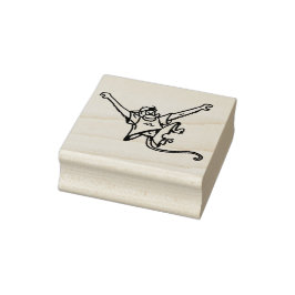 Monkey Time Monkeyboy Swinging Rubberstempel